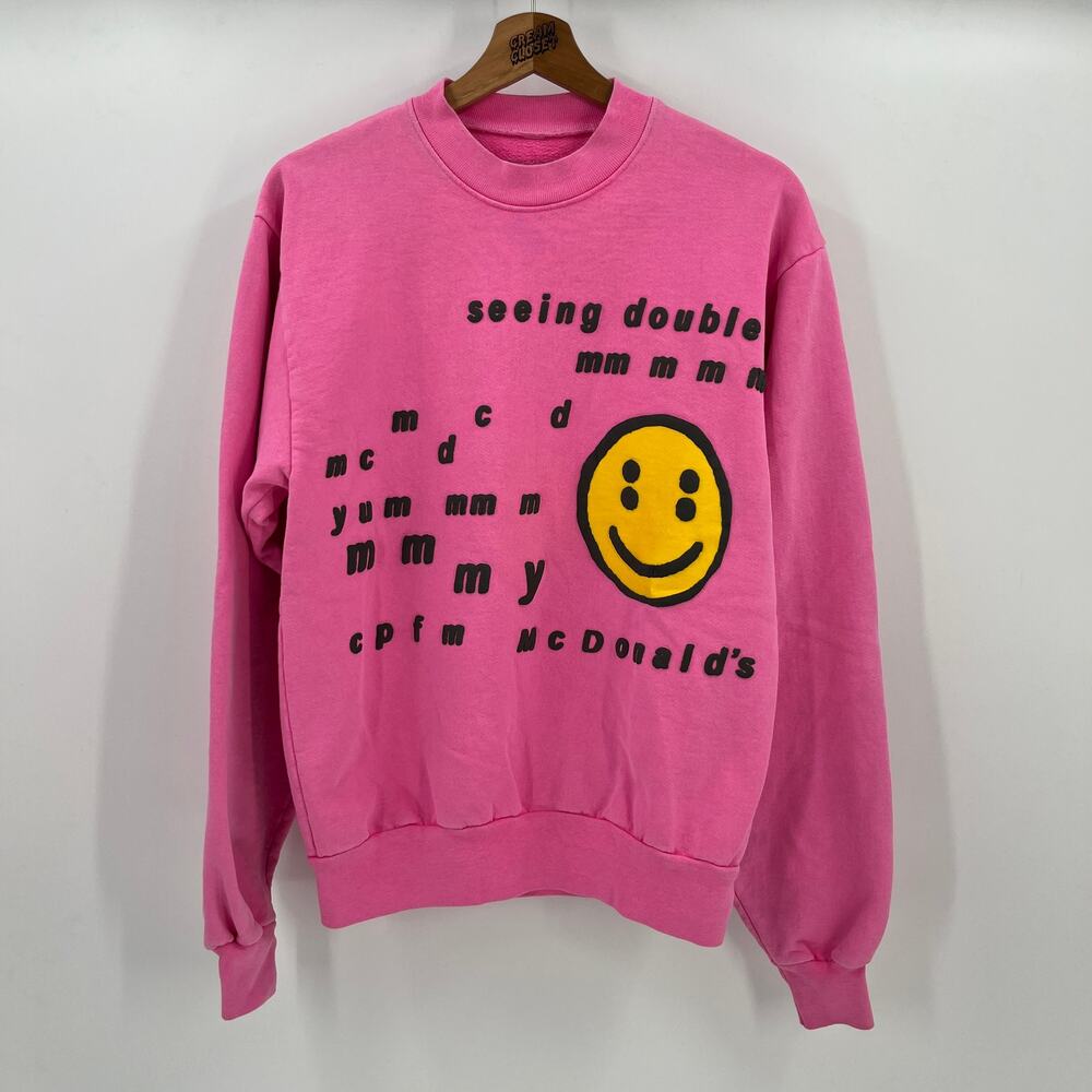 Cactus Plant Flea Market CPFM McDonald's Yummy Seeing Double Crewneck Sweater S